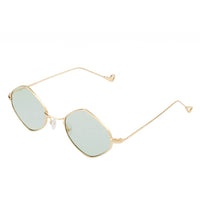 Cramilo Eyewear Sunglasses Light Green BARRINGTON | Slim Diamond Shape Fashion Sunglasses