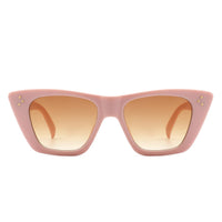 Cramilo Eyewear Sunglasses Lightnin - Women Retro Cat Eye Fashion Square Sunglasses