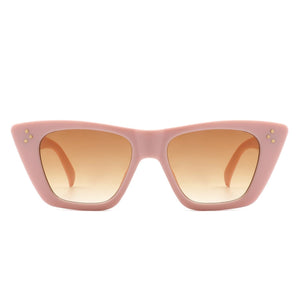 Cramilo Eyewear Sunglasses Lightnin - Women Retro Cat Eye Fashion Square Sunglasses