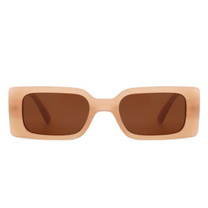 Cramilo Eyewear Sunglasses Lirael - Rectangle Retro Irregular Frame Fashion Tinted Square Sunglasses