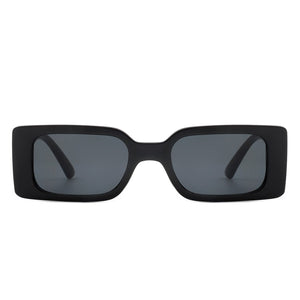 Cramilo Eyewear Sunglasses Lirael - Rectangle Retro Irregular Frame Fashion Tinted Square Sunglasses