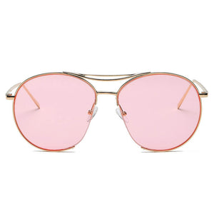 Cramilo Eyewear Sunglasses LOUDON | Oversize Tinted Lens Round Aviator Sunglasses