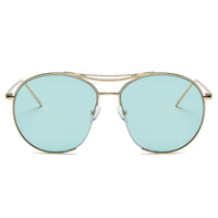 Cramilo Eyewear Sunglasses LOUDON | Oversize Tinted Lens Round Aviator Sunglasses