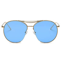 Cramilo Eyewear Sunglasses LOUDON | Oversize Tinted Lens Round Aviator Sunglasses