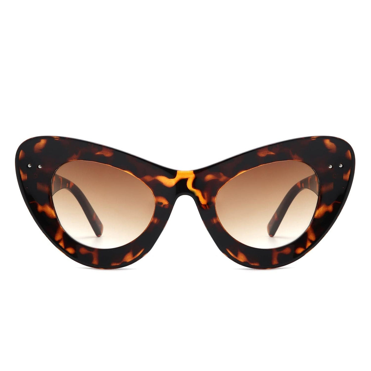 Cramilo Eyewear Sunglasses Luminara - Women Fashion Retro Round Cat Eye Sunglasses