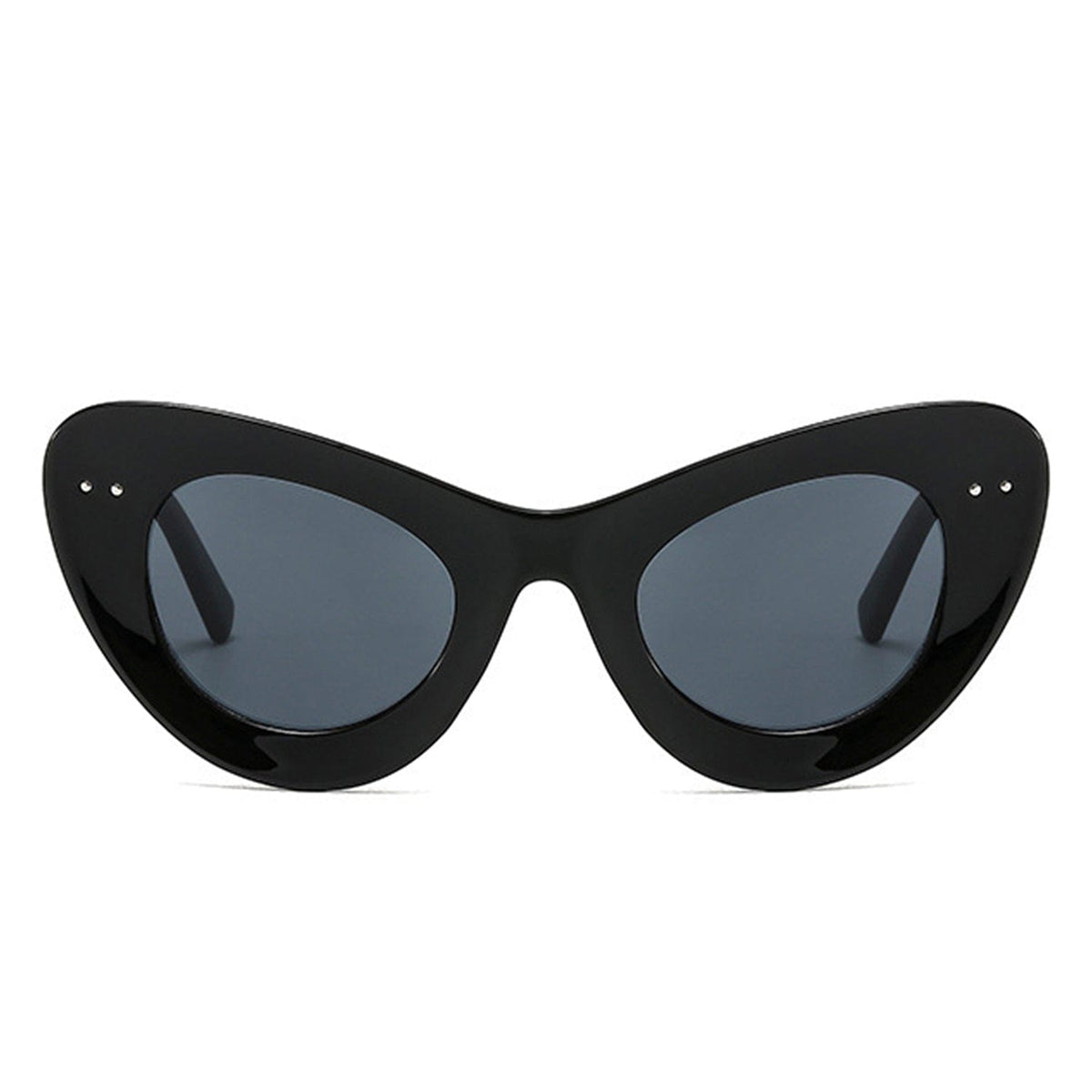 Cramilo Eyewear Sunglasses Luminara - Women Fashion Retro Round Cat Eye Sunglasses