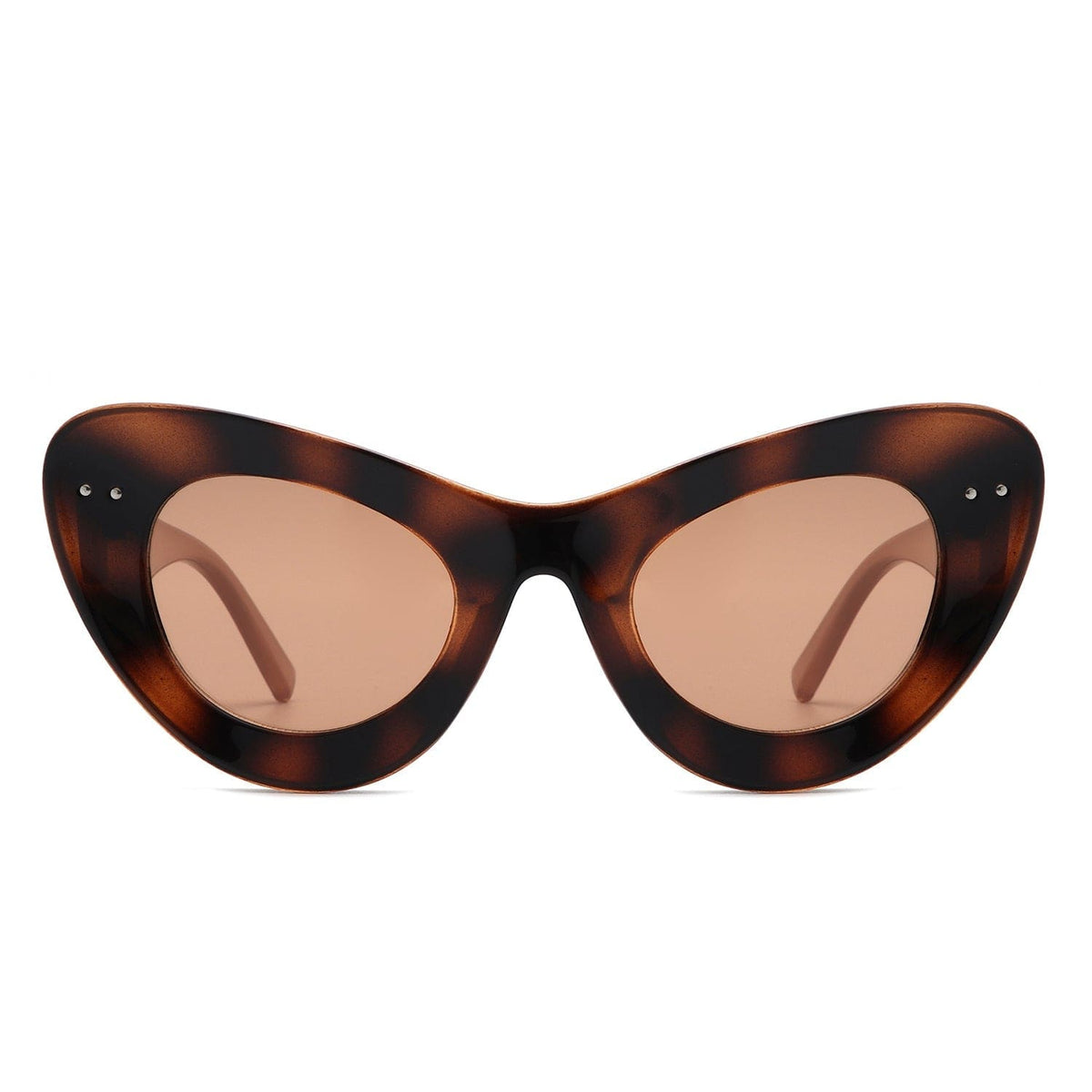 Cramilo Eyewear Sunglasses Luminara - Women Fashion Retro Round Cat Eye Sunglasses