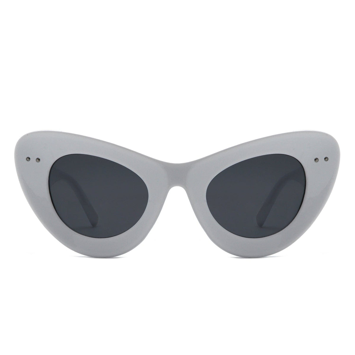 Cramilo Eyewear Sunglasses Luminara - Women Fashion Retro Round Cat Eye Sunglasses
