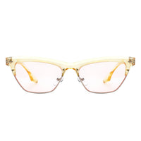 Cramilo Eyewear Sunglasses Mistique - Women Retro Half Frame Square Fashion Cat Eye Sunglasses