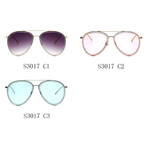 Cramilo Eyewear Sunglasses NAMPA | Women Glitter Rimmed Fashion Aviator Sunglasses