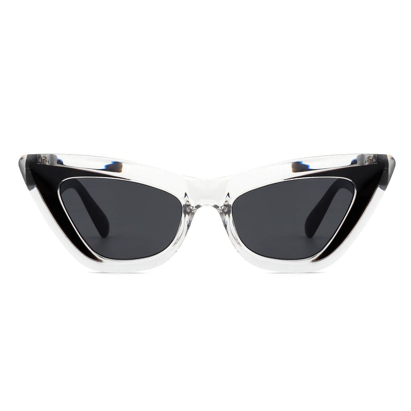 Cramilo Eyewear Sunglasses Nimbless - Retro High Pointed Women Fashion Cat Eye Sunglasses