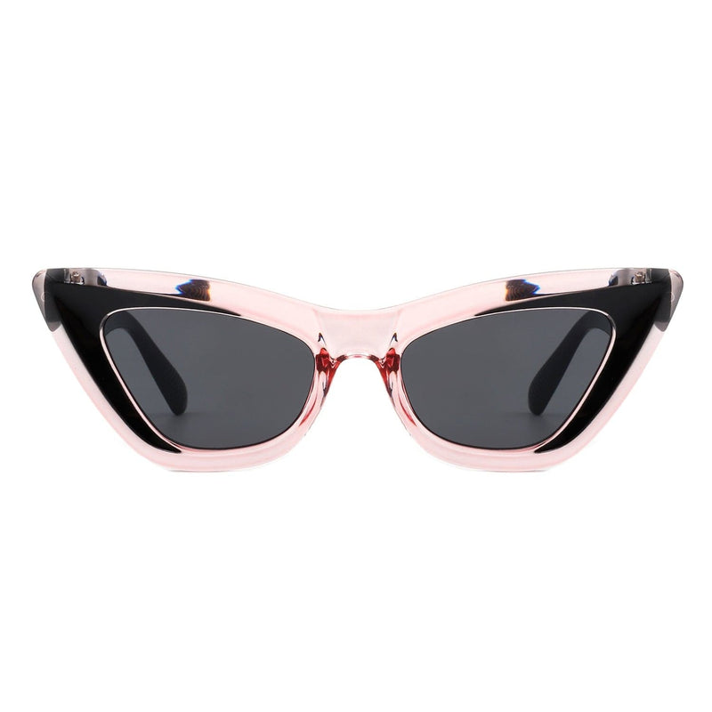 Cramilo Eyewear Sunglasses Nimbless - Retro High Pointed Women Fashion Cat Eye Sunglasses