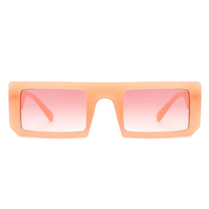 Cramilo Eyewear Sunglasses Pallasia - Rectangle Retro 90s Vintage Fashion Flat Top Square Sunglasses