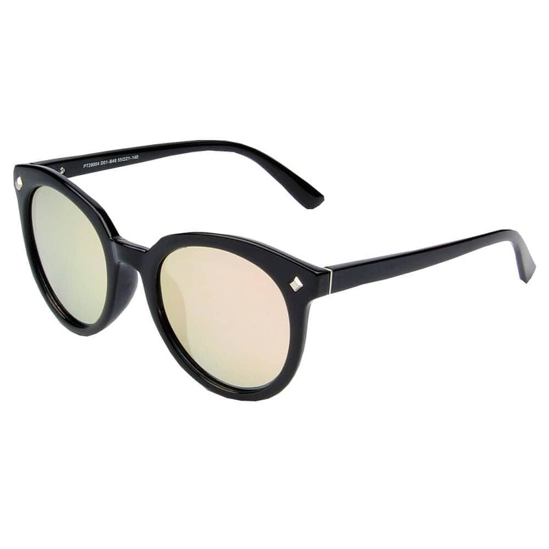 Cramilo Eyewear Sunglasses Peach Asti - Women Round Polarized Fashion Sunglasses