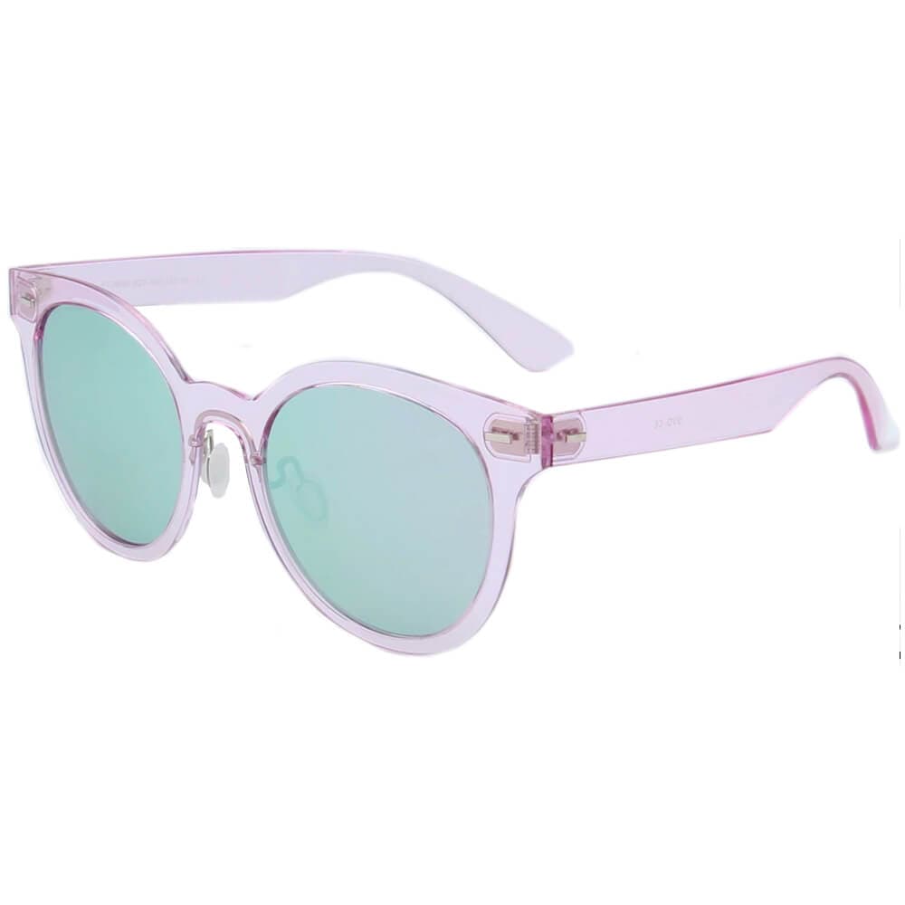 Cramilo Eyewear Sunglasses Pink-Green Manhata - Women Round Fashion Sunglasses