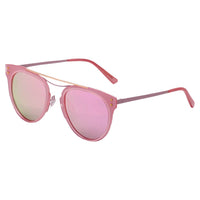 Cramilo Eyewear Sunglasses Pink LA ROCHELLE | Women Polarized Round Fashion Sunglasses
