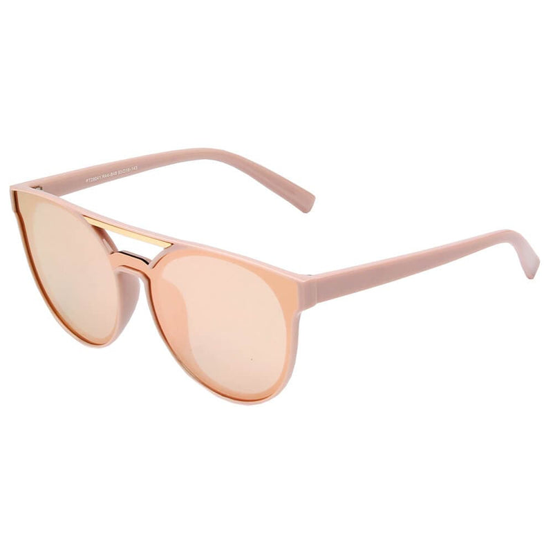 Cramilo Eyewear Sunglasses Pink Zagreb - Round Polarized Fashion Sunglasses