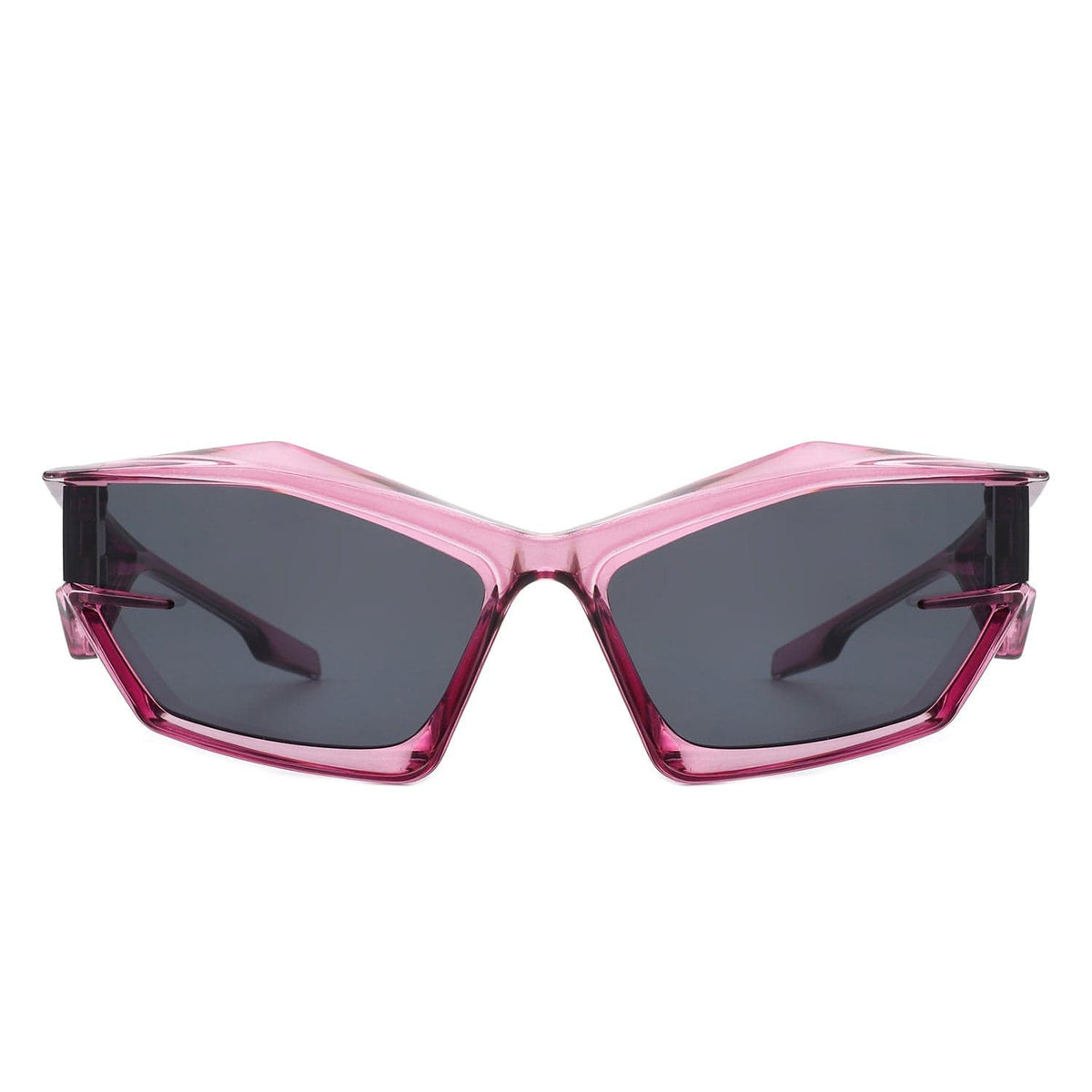 Cramilo Eyewear Sunglasses Pollich - Futuristic Rectangle Geometric Chunky Square Fashion Sunglasses