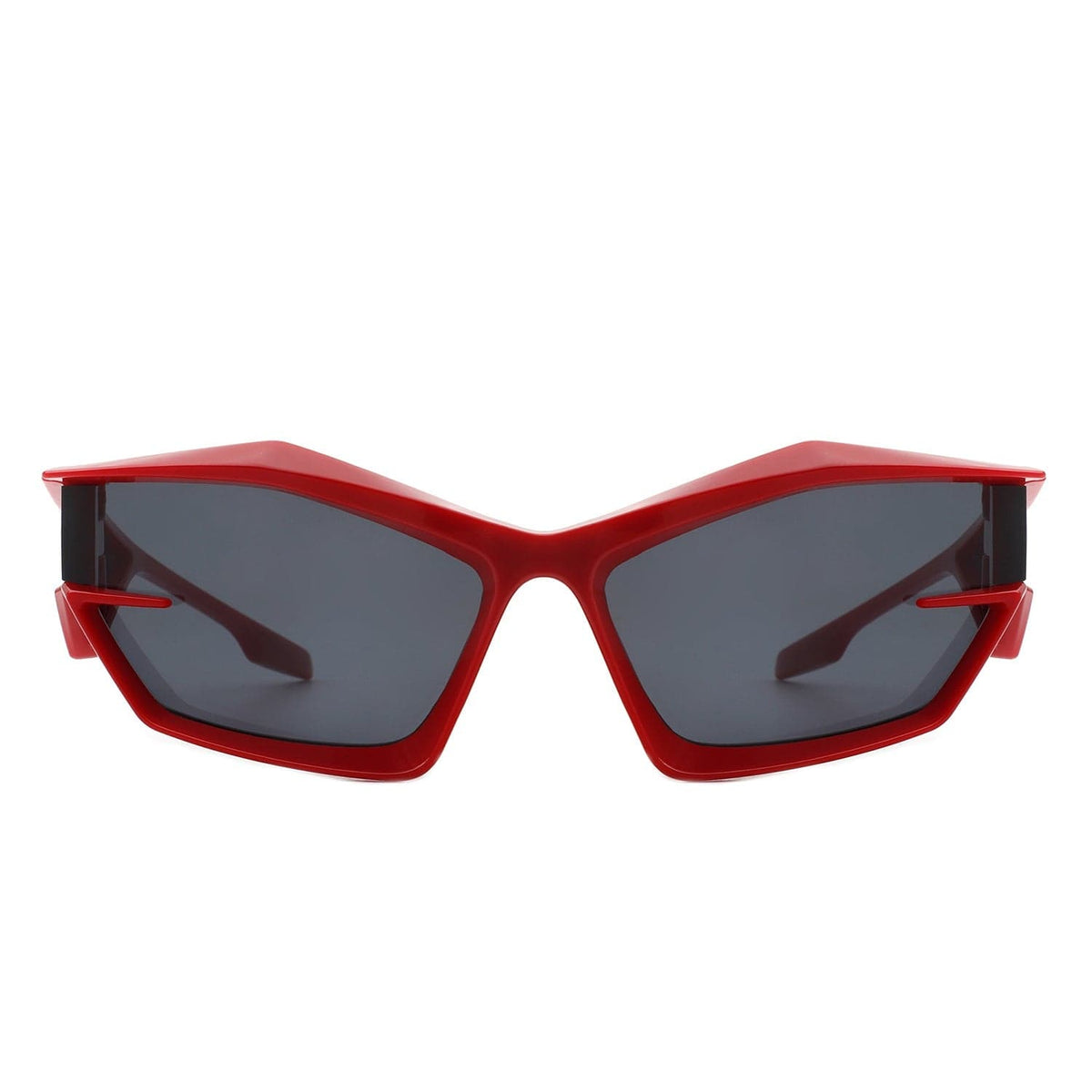 Cramilo Eyewear Sunglasses Pollich - Futuristic Rectangle Geometric Chunky Square Fashion Sunglasses