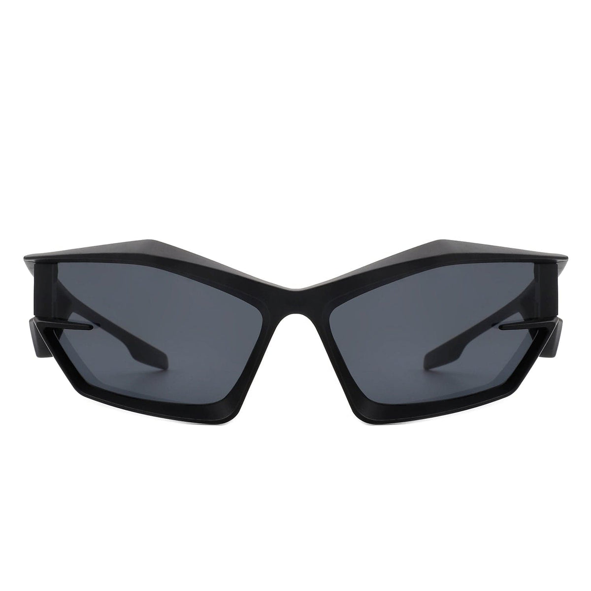 Cramilo Eyewear Sunglasses Pollich - Futuristic Rectangle Geometric Chunky Square Fashion Sunglasses