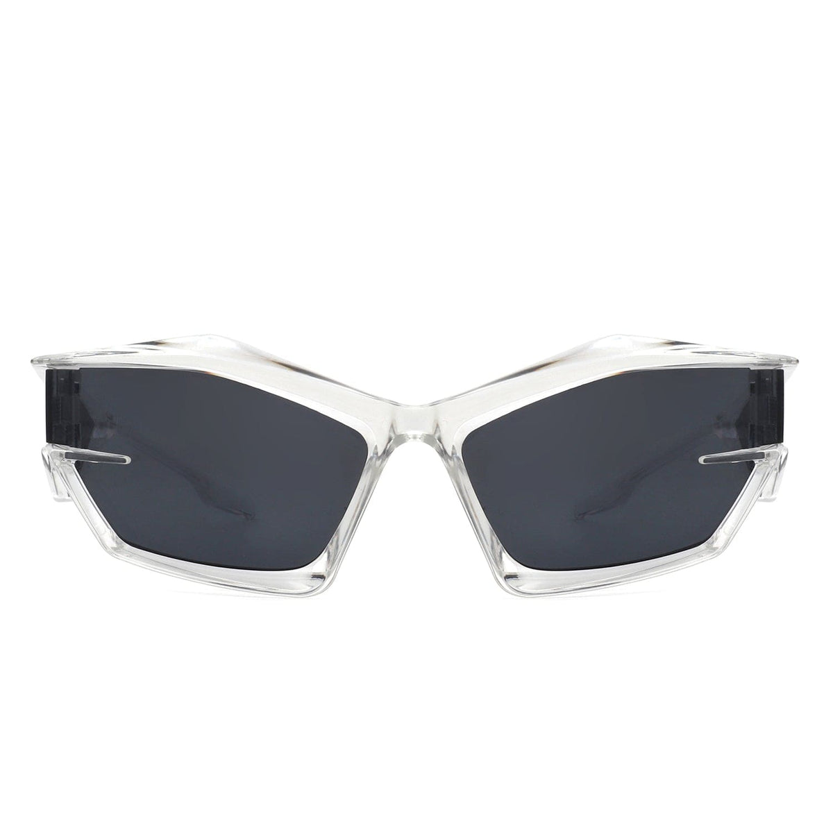 Cramilo Eyewear Sunglasses Pollich - Futuristic Rectangle Geometric Chunky Square Fashion Sunglasses