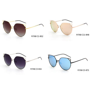 Cramilo Eyewear Sunglasses PROVENCE | Women Polarized Round Cat Eye Sunglasses