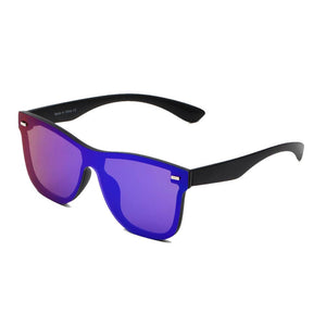 Cramilo Eyewear Sunglasses Purple Blue ALTO | Modern Colored Rim Men's Horn Rimmed Sunglasses