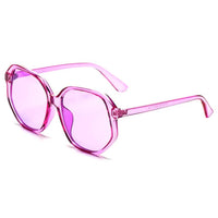 Cramilo Eyewear Sunglasses Purple JOLIET | Women Geometric Round Oversized Fashion Sunglasses