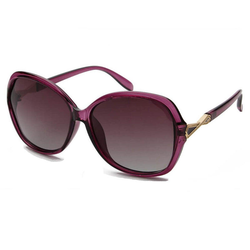 Cramilo Eyewear Sunglasses Purple SORIA - Women Oversize Polarized Square Fashion Sunglasses