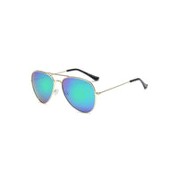 Cramilo Eyewear Sunglasses PurpleGreen Aerin - Classic Mirrored Fashion Aviator Sunglasses
