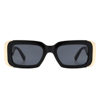 Cramilo Eyewear Sunglasses Quixotic - Rectangle Narrow Fashion Tinted Square Sunglasses