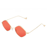 Cramilo Eyewear Sunglasses Red BARRINGTON | Slim Diamond Shape Fashion Sunglasses