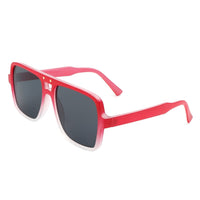 Cramilo Eyewear Sunglasses Red Eris - Flat Top Retro Square Vintage Inspired Aviator Sunglasses