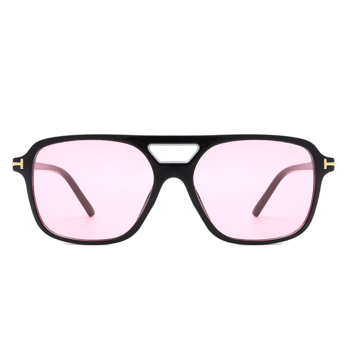 Cramilo Eyewear Sunglasses Skyhavoc - Retro Square Brow-Bar Fashion Aviator Sunglasses