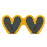 Cramilo Eyewear Sunglasses Skylette - Heart Shaped Oversized Party Fashion Sunglasses