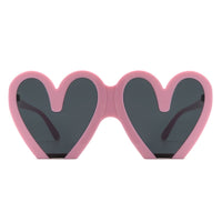 Cramilo Eyewear Sunglasses Skylette - Heart Shaped Oversized Party Fashion Sunglasses