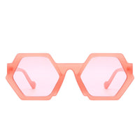 Cramilo Eyewear Sunglasses Starpath - Geometric Round Irregular Tinted Fashion Sunglasses