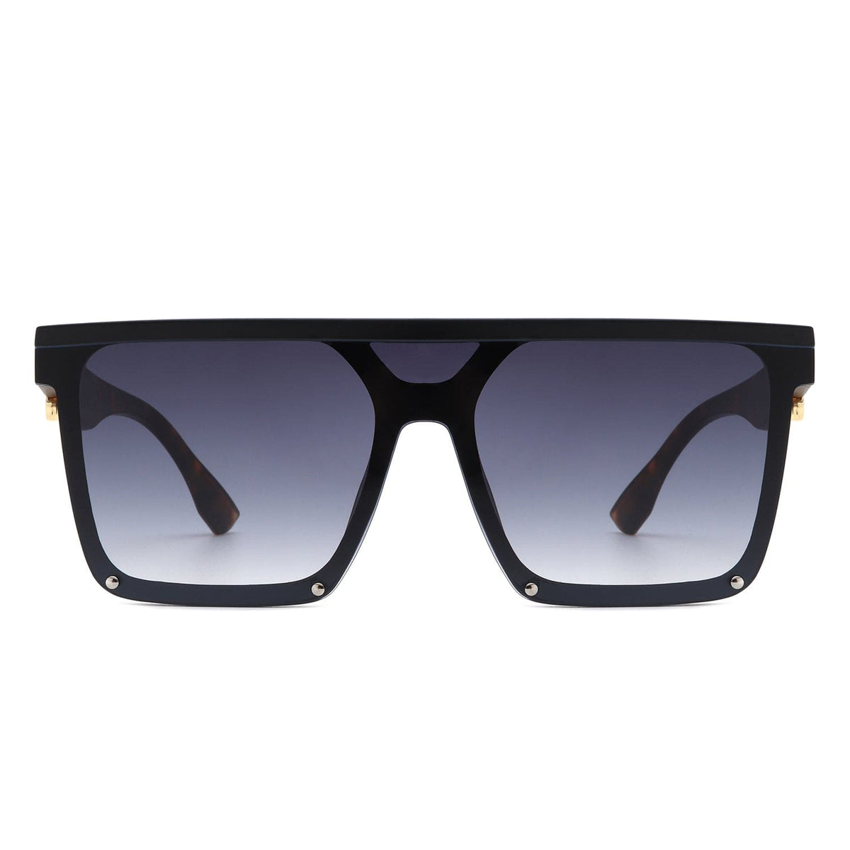 Cramilo Eyewear Sunglasses Sunquest - Square Flat Top Women Fashion Oversize Sunglasses