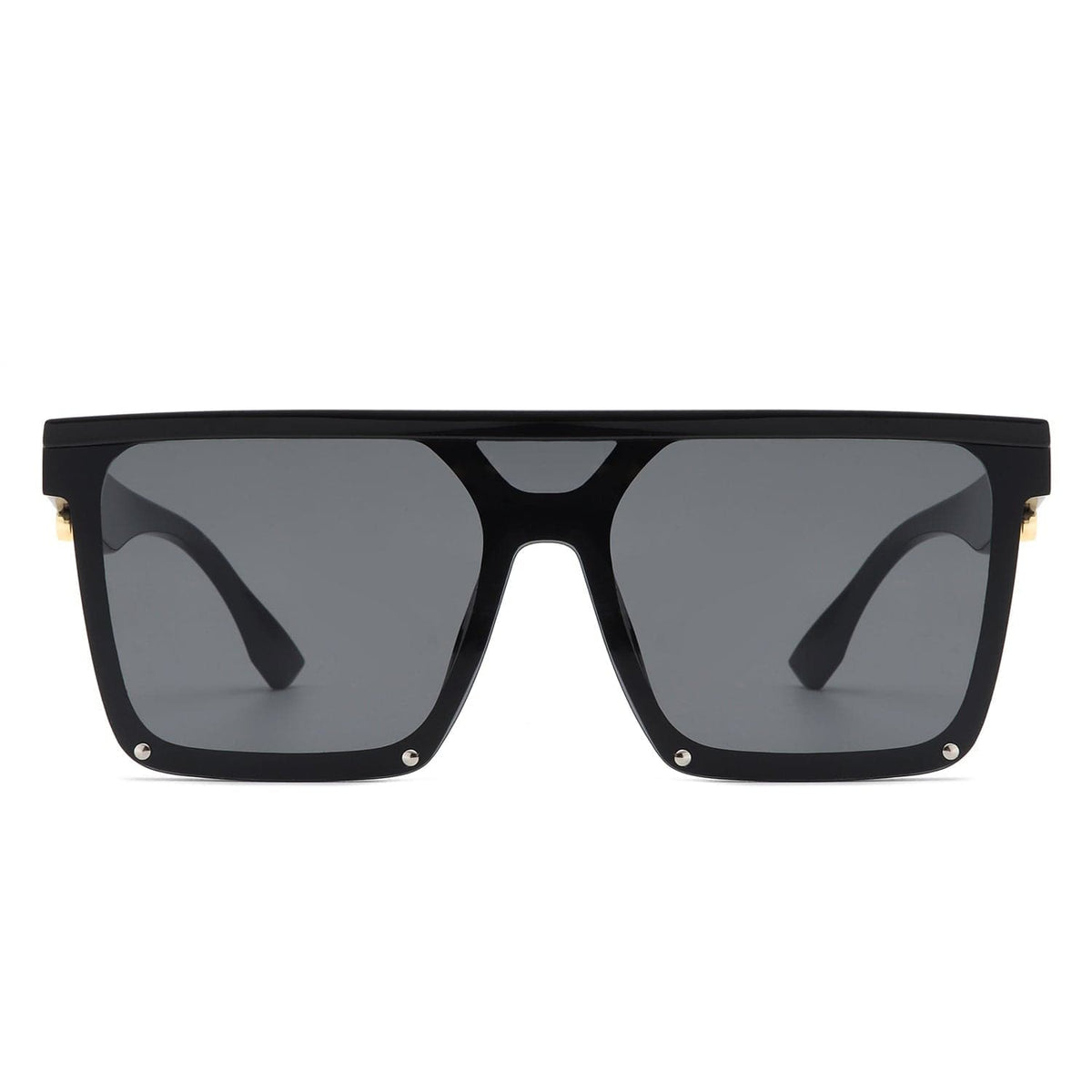 Cramilo Eyewear Sunglasses Sunquest - Square Flat Top Women Fashion Oversize Sunglasses