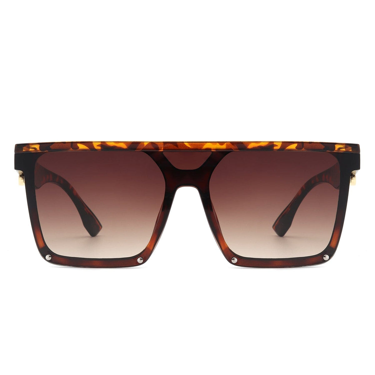Cramilo Eyewear Sunglasses Sunquest - Square Flat Top Women Fashion Oversize Sunglasses
