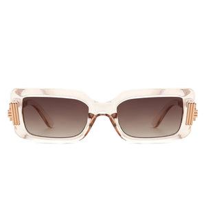 Cramilo Eyewear Sunglasses Sylphine - Oversize Sporty Square Chunky Shield Sunglasses