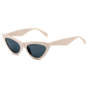 Cramilo Eyewear Sunglasses Tan HUDSON | Women Retro Vintage Cat Eye Sunglasses
