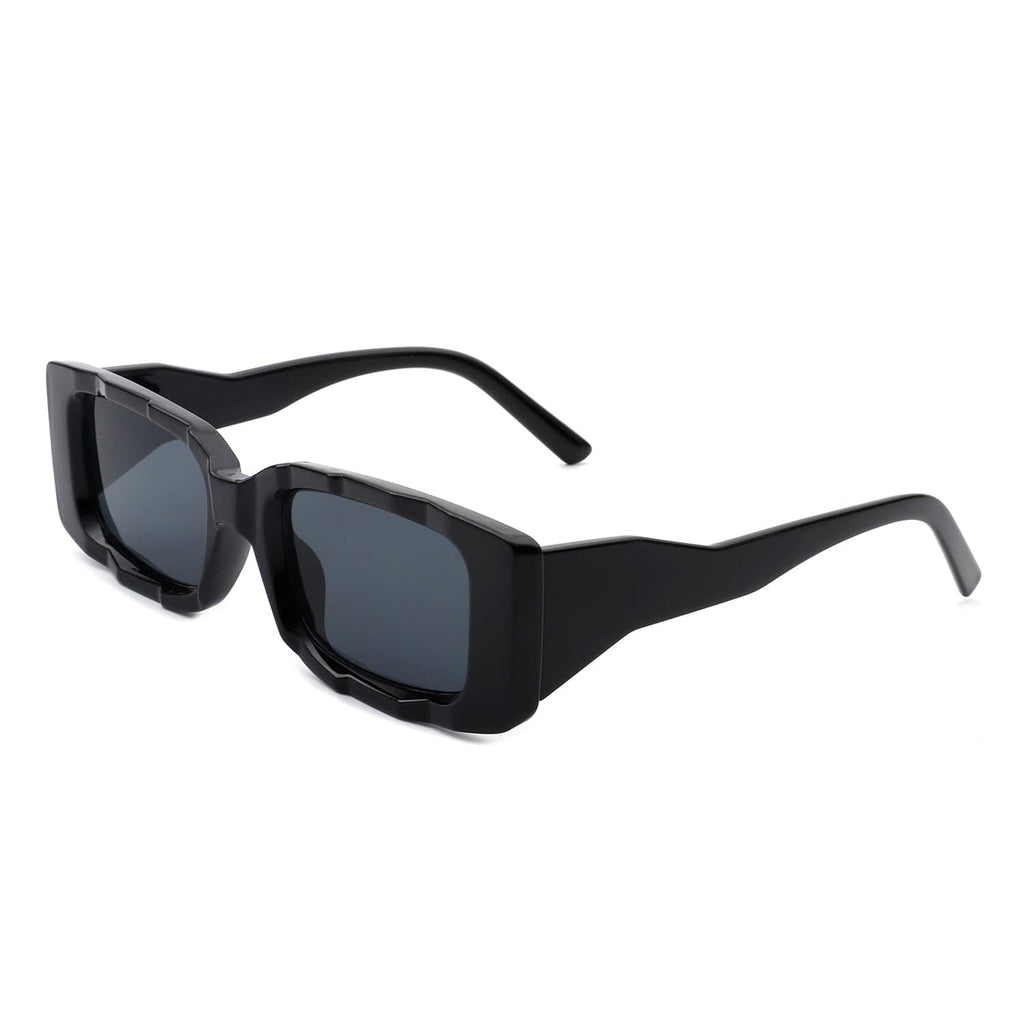Cramilo Eyewear Sunglasses Tigrilla - Rectangle Retro Flat Top Fashion Vintage Square Sunglasses