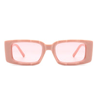 Cramilo Eyewear Sunglasses Tigrilla - Rectangle Retro Flat Top Fashion Vintage Square Sunglasses