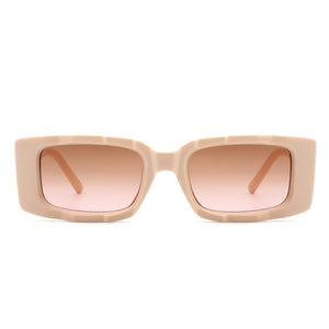 Cramilo Eyewear Sunglasses Tigrilla - Rectangle Retro Flat Top Fashion Vintage Square Sunglasses