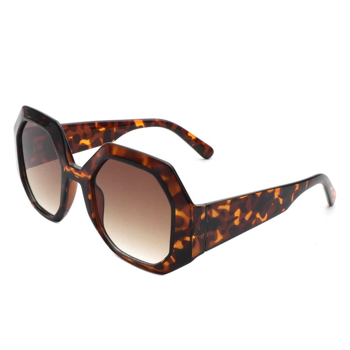 Cramilo Eyewear Sunglasses Tortoise Diamorex - Retro Classic Polygon Round Fashion Women Sunglasses