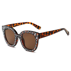 Cramilo Eyewear Sunglasses Tortoise DOSWELL | Women Fashion Oversize Round Sunglasses