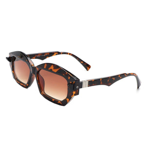 Cramilo Eyewear Sunglasses Tortoise Elysar - Geometric Modern Fashion Square Sunglasses