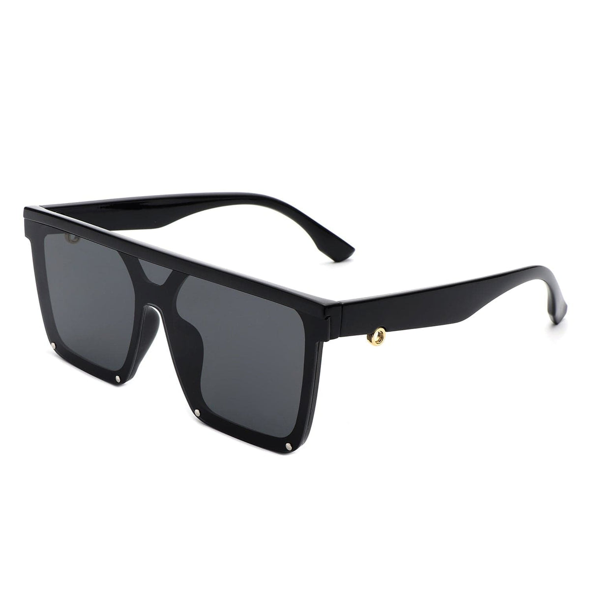 Cramilo Eyewear Sunglasses Tortoise Sunquest - Square Flat Top Women Fashion Oversize Sunglasses