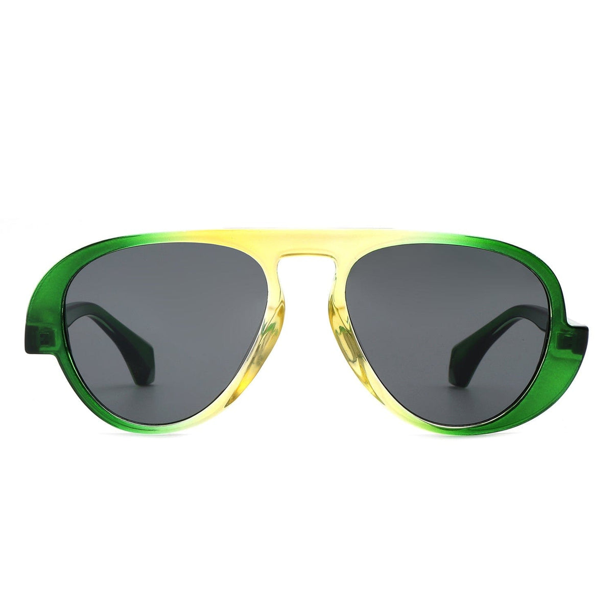 Cramilo Eyewear Sunglasses Twinklez - Futuristic Fashion Chunky Vintage Inspired Aviator Sunglasses